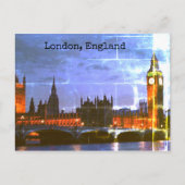 Londen, Engeland, Big Ben, Parlement. Gepersonalis Briefkaart (Voorkant)