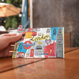 Londen, Engeland Briefkaart