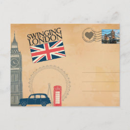 Londen, Engeland Briefkaart