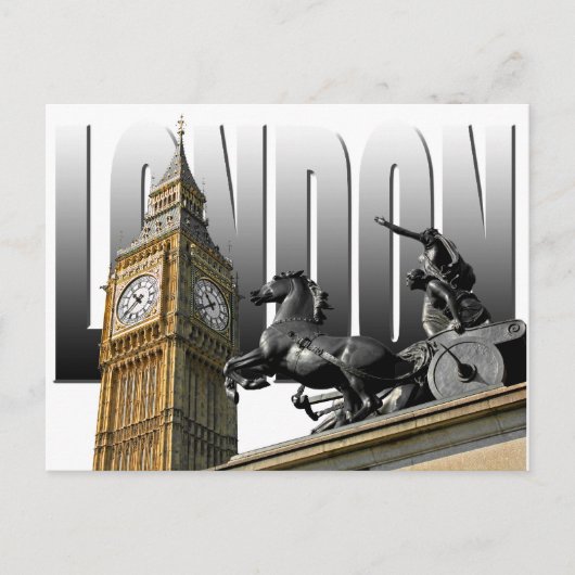 Londen - Engeland Briefkaart (Voorkant)