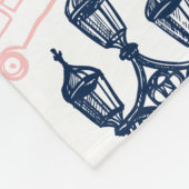 Londen, Engeland Fleece Deken (Hoek)