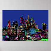 Londen, Engeland, graffiti Poster (Voorkant)