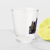 Londen, Engeland, graffiti Shot Glass Glas (Links)
