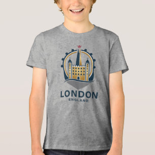 Londen Engeland Groot-Brittannië Tri-Blend Shirt