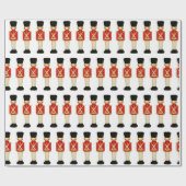 Londen Engeland Kerstmis Cadeaupapier (Vlak)