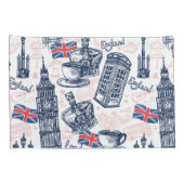 Londen, Engeland Kussensloop (Achterkant-Rechts)