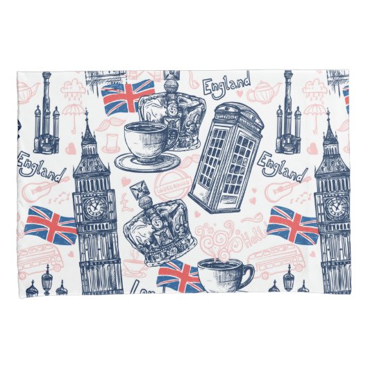 Londen, Engeland Kussensloop (Voorkant-Rechts)