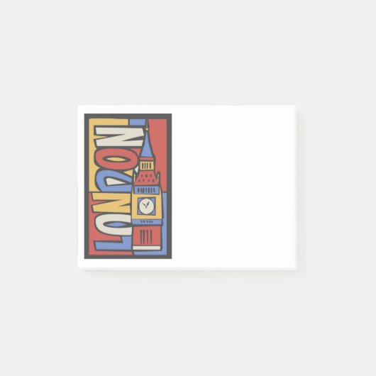 Londen, Engeland | Levendig ontwerp Post-it® Notes (Voorkant)
