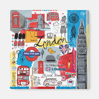 Londen, Engeland Magneet