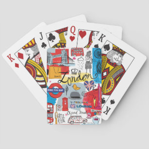 Londen, Engeland Pokerkaarten