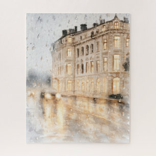 Londen, Engeland Regenachtige Dag Legpuzzel