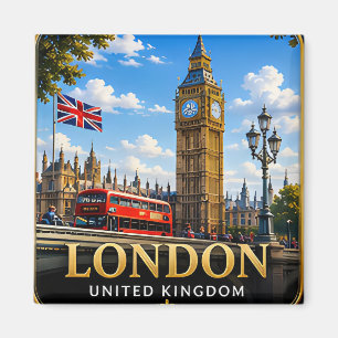 📍 Londen Engeland Reis Aandenken Stad Reizigers Magneet