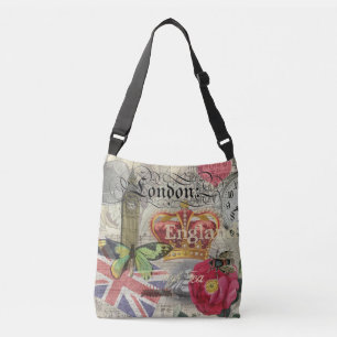 Londen Engeland Reis Vintage Europa Kunst Crossbody Tas