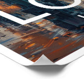 Londen Engeland Reizen Poster Art Print Poster (Hoek)