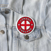 Londen Engeland Ronde Button 7,6 Cm (In situ)