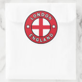 Londen Engeland Ronde Sticker (Tas)
