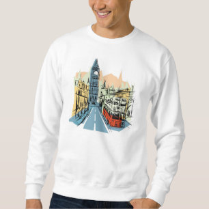 Londen Engeland stadsgezicht jongens sweatshirt