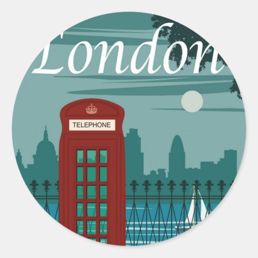 Londen, Engeland Sticker (Voorkant)
