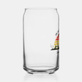 Londen Engeland Sunset Custom Family Trip Blikvorm Glas (Rechts)