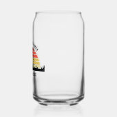 Londen Engeland Sunset Custom Family Trip Blikvorm Glas (Links)