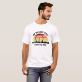 Londen Engeland Sunset Custom Family Trip T-shirt (Voorkant volledig)