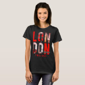 Londen Engeland T-shirt (Voorkant volledig)