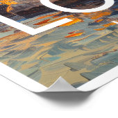 Londen Engeland Tower Bridge Reisposter Poster (Hoek)