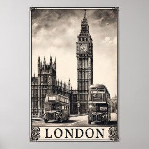  Londen Engeland Travel Poster