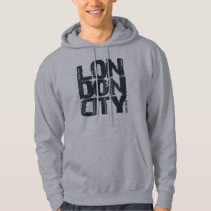 Londen, Engeland Typografie Hoodie