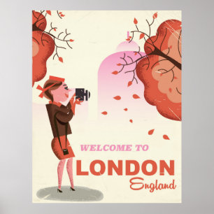 Londen, Engeland Vintage-poster Poster