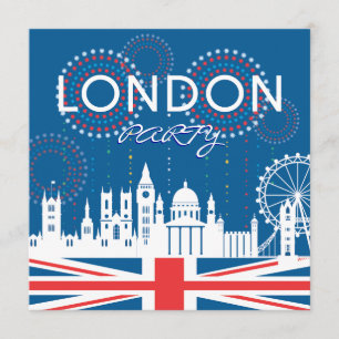 Londen Feest Uitnodiging