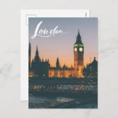 Londen Feestdagenkaart (Voorkant / Achterkant)