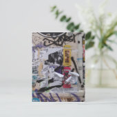 Londen Graffiti Briefkaart (Staand voorkant)