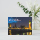 Londen - Houses of Parliament briefkaart (Staand voorkant)