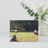 Londen in het park briefkaart (Staand voorkant)