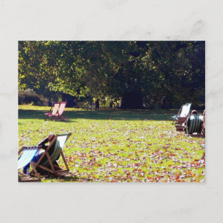 Londen in het park briefkaart