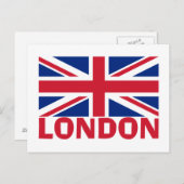 Londen in Red Briefkaart (Voorkant / Achterkant)