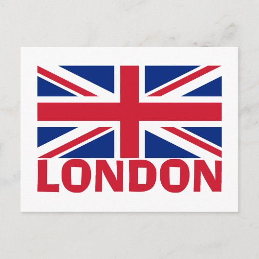 Londen in Red Briefkaart (Voorkant)
