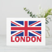 Londen in Red Kaart (Staand voorkant)