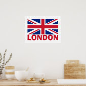 Londen in Red Poster (Keuken)
