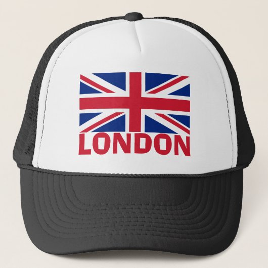 Londen in Red Trucker Pet (Voorkant)