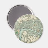  Londen Kaart Magnet Magneet (Voorkant / Achterkant)