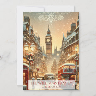 Londen Kerstkaart – Londense Kerstscène
