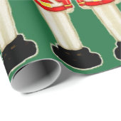 Londen Kerstmis Cadeaupapier (Rol Hoek)