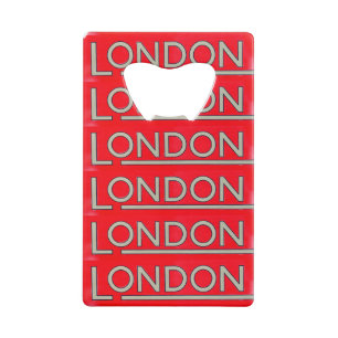 Londen Kredietkaart Flessenopener