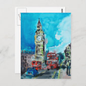 Londen, Londen Briefkaart (Voorkant / Achterkant)