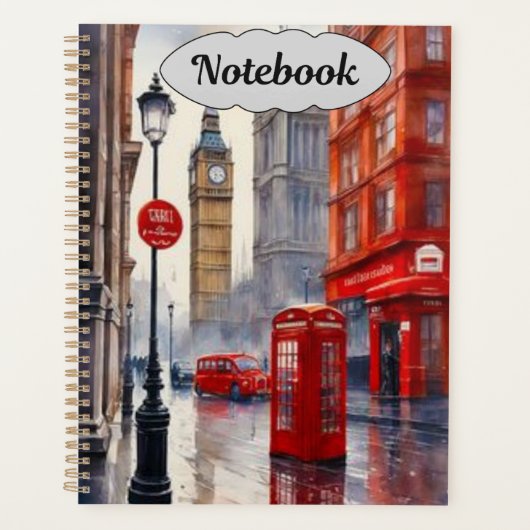 Londen Love Notitieboek (Voorkant)