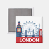 Londen Magneet (Voorkant / Achterkant)