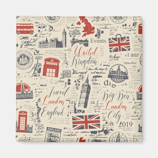  Londen Magnet Magneet (Voorkant)