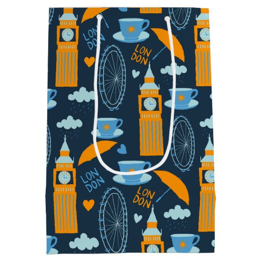 Londen Medium Cadeauzakje (Achterkant)